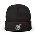 Embroidered Bomb Bomb Knit Beanie — Punk Streetwear Winter Hat