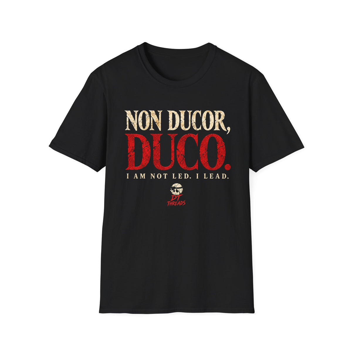 Latin “I Am Not Led, I Lead” Bold Graphic Tee