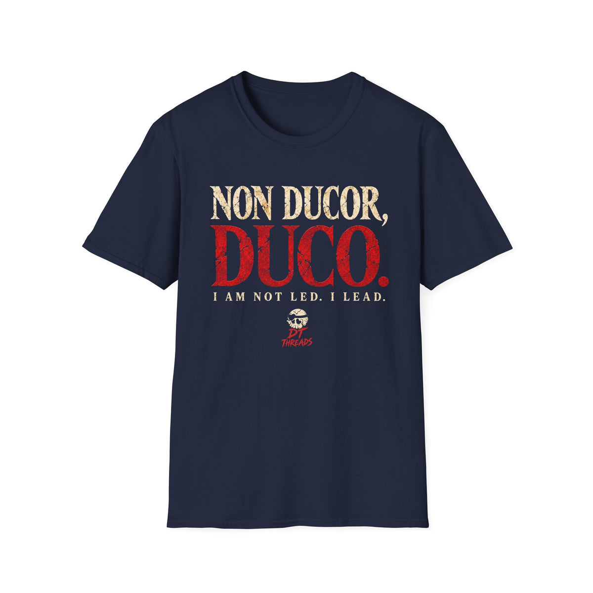 Latin “I Am Not Led, I Lead” Bold Graphic Tee