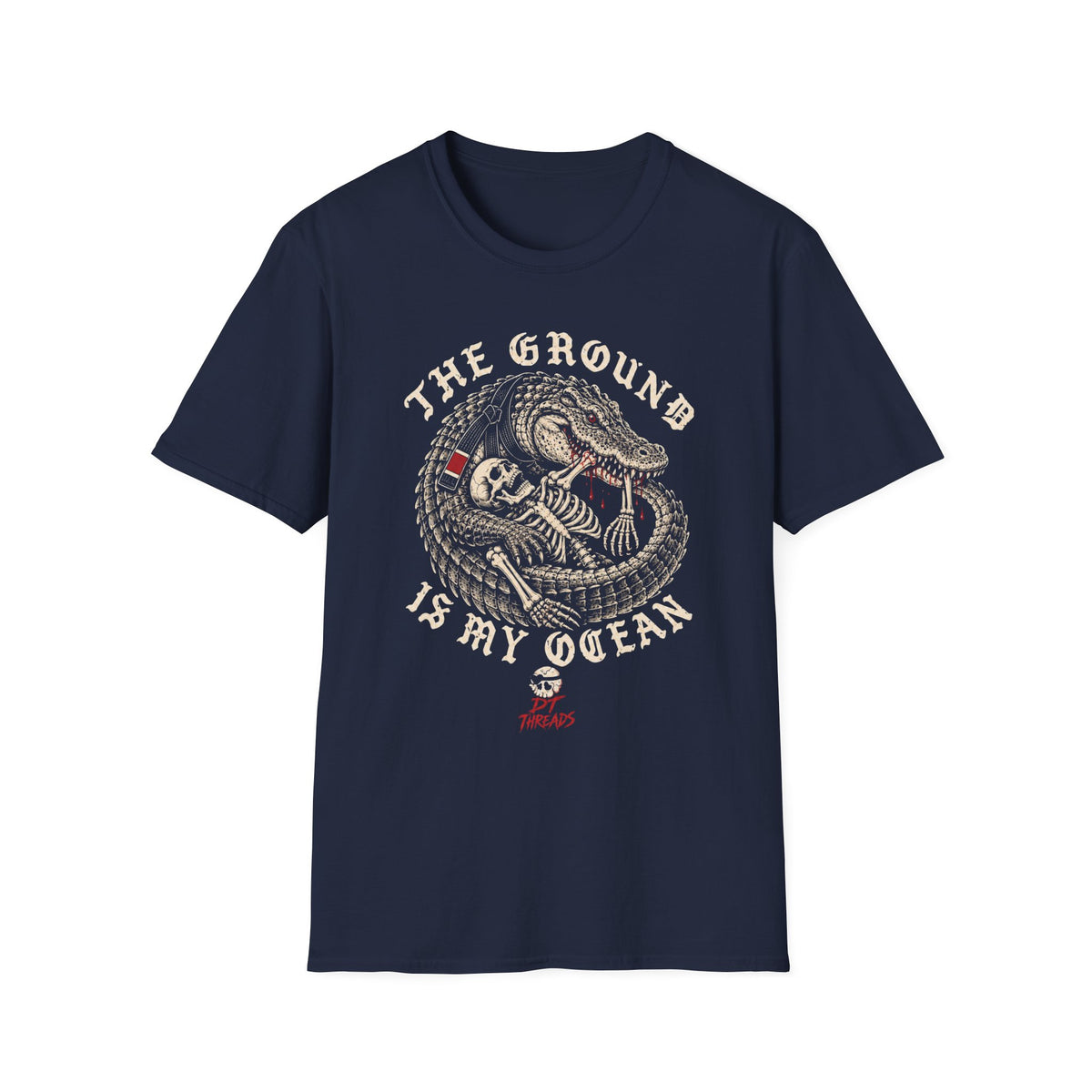 The Ground Is My Ocean Gator Roll Graphic T-Shirt