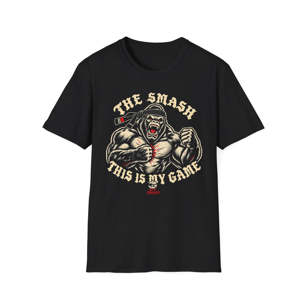 Gorilla Graphic T-Shirt — 'The Smash, This Is My Game' BJJ