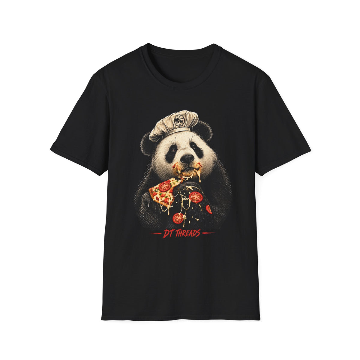 Funny Panda Pizza T-Shirt