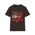 Devil Brand Coffee T-Shirt — Wake the Hell Up Vintage Devil Coffee Tee