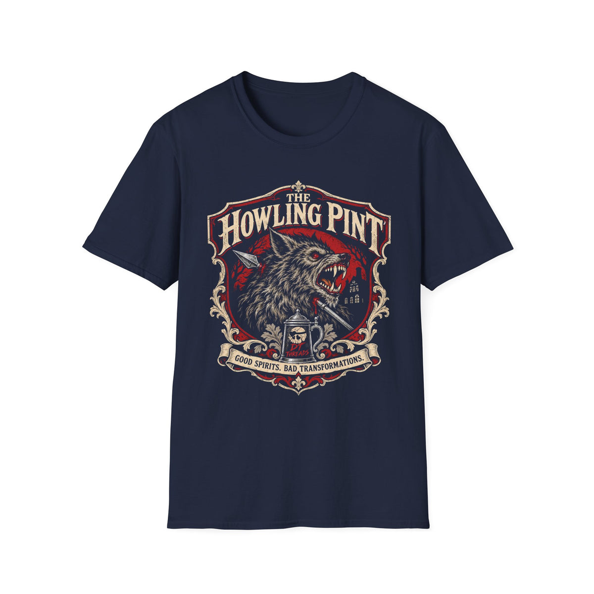 The Howling Pint Werewolf Graphic T-Shirt