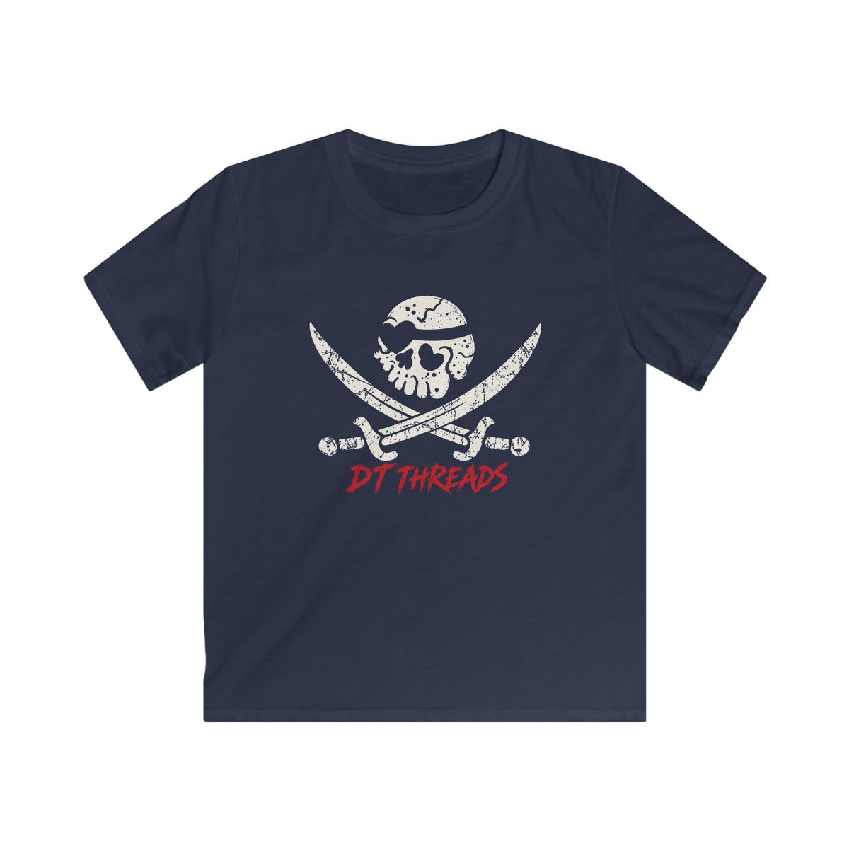 Kids T-Shirt— DT Jolly Roger Distressed Tee