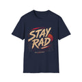 Stay Rad Retro Graphic T-Shirt — Vintage Sunset Skate Tee