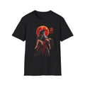 Werewolf Moon T-Shirt — Gothic Horror Wolf with Blood Red Moon