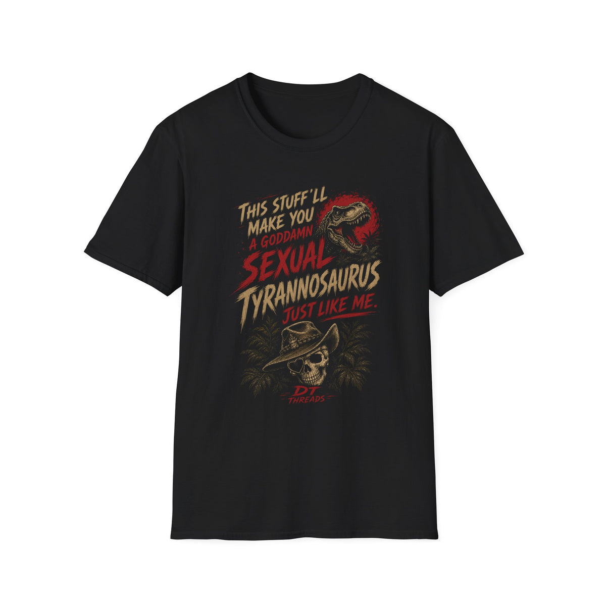 'Sexual Tyrannosaurus' Vintage Dino Graphic Tee