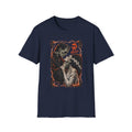 Horror Movie Kiss T-Shirt – Retro Frankenstein & Bride Graphic Tee (Halloween Horror Fans)
